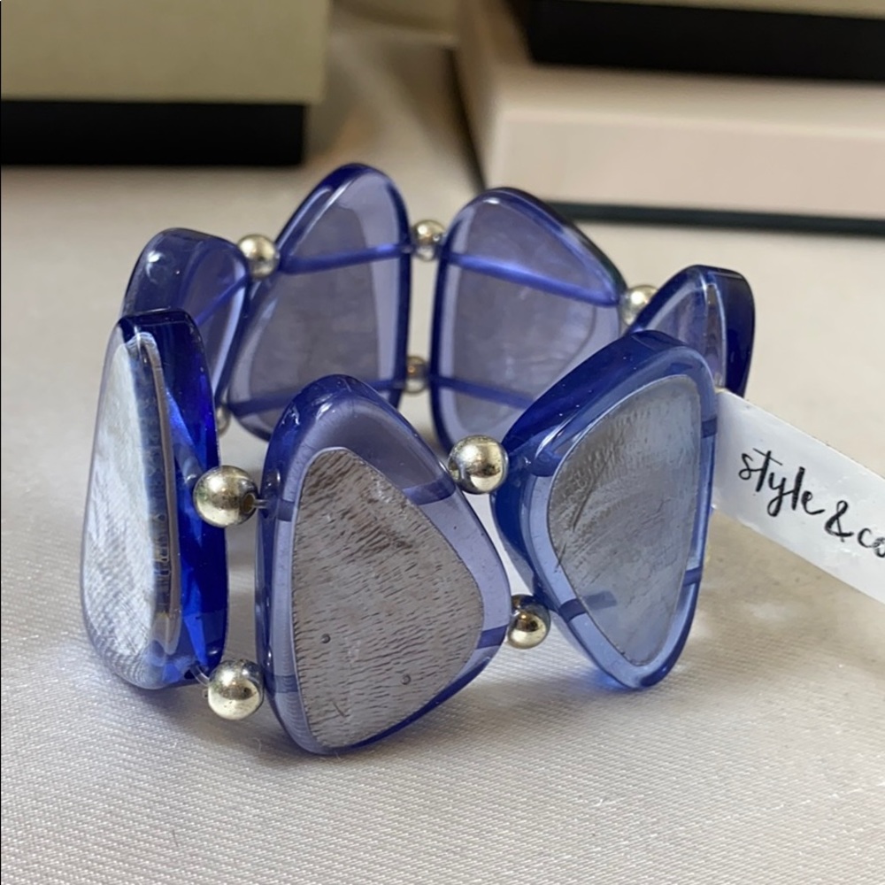 New Style and Co dusty blue bracelet
